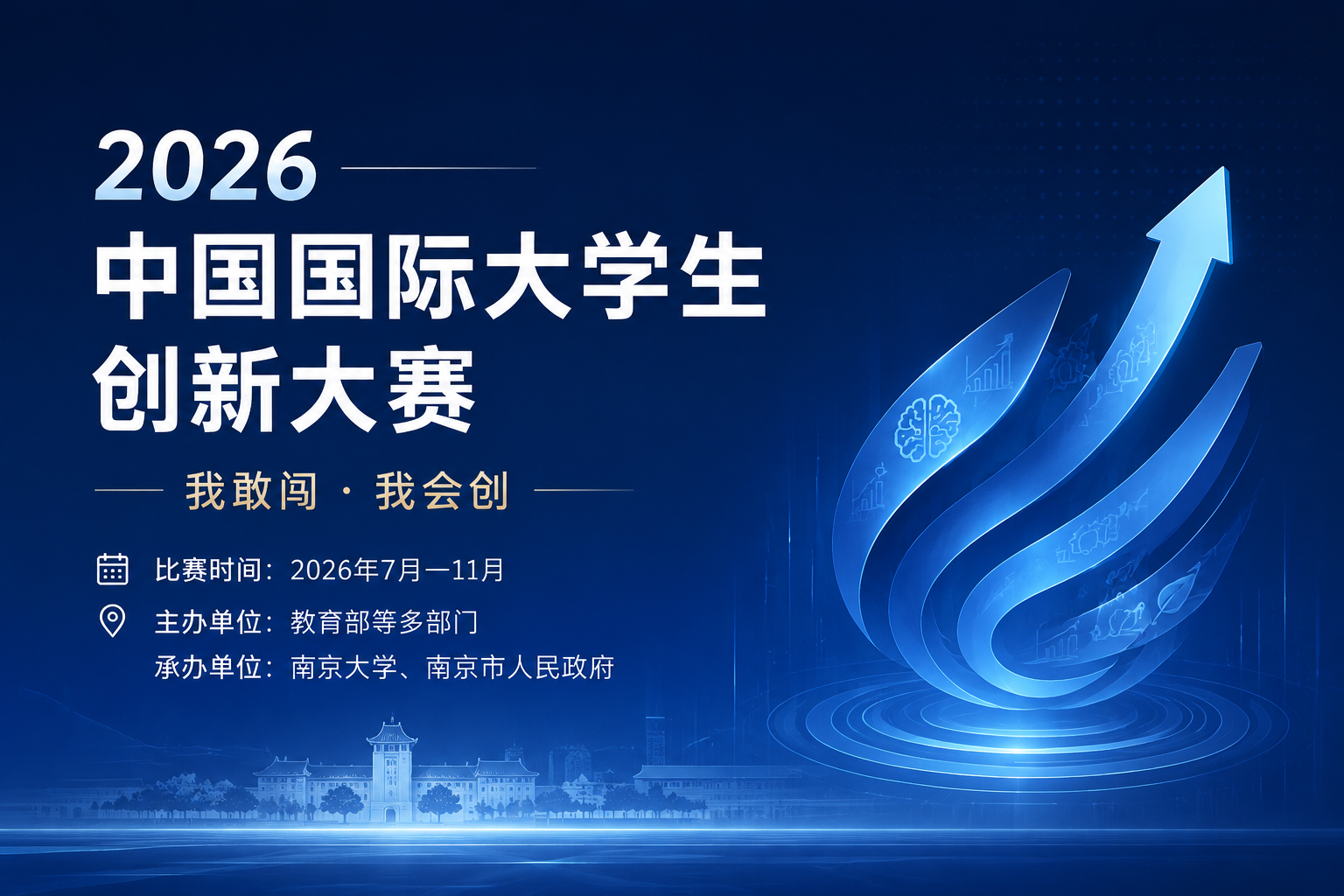 中国国际大学生创新大赛 海报